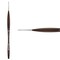 Borciani e Bonazzi Unico Synthetic Mongoose Artist Paint Brush - Series 800 Round - Size #1 - Watercolors, Oil & Acrylic Paint - Handcrafted in Italy, Anti-Roll Design, Ergonomic Medium Handle